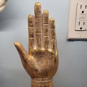 Mystical Gold Hand Statue
